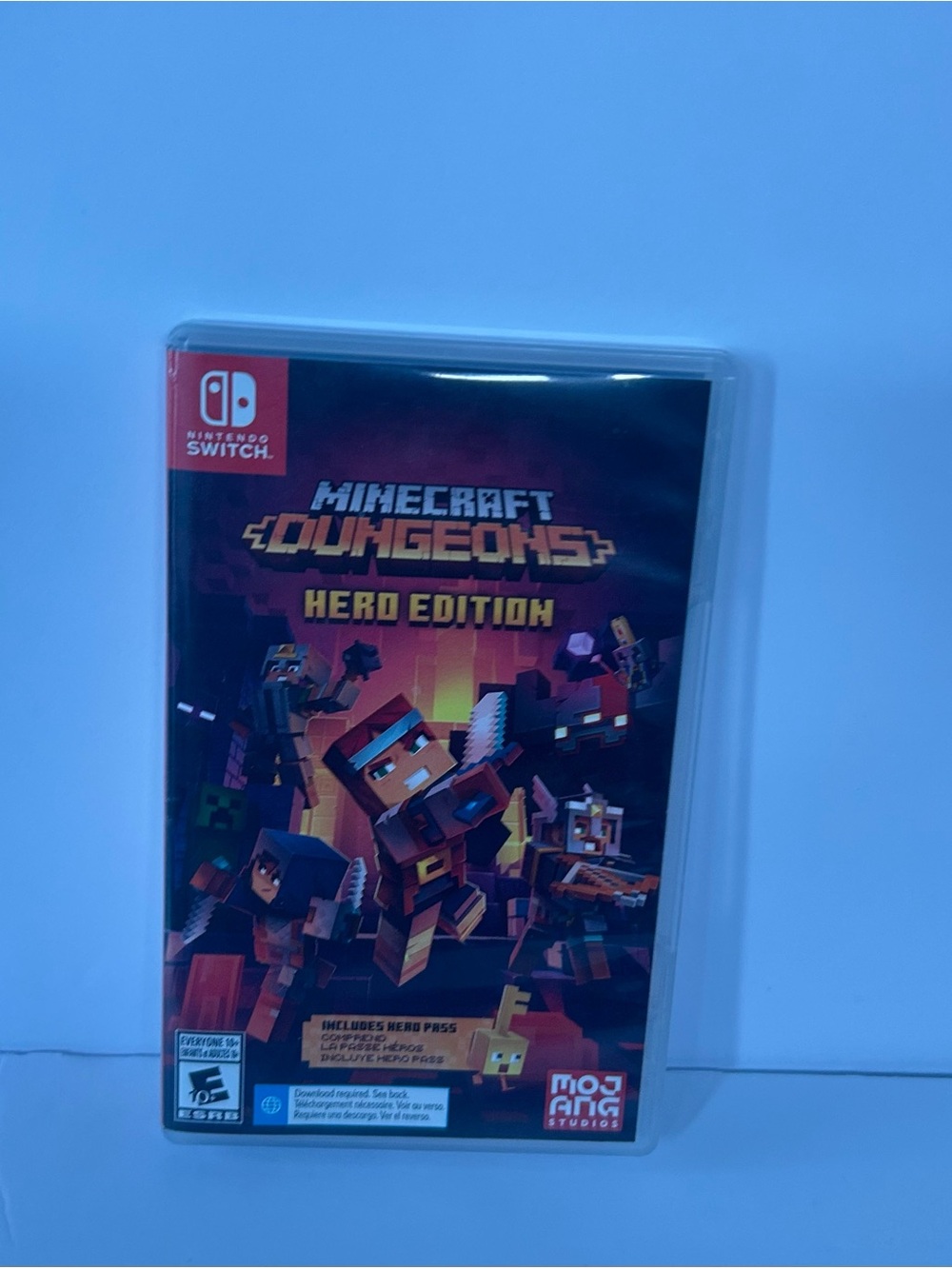 Nintendo Minecraft Dungeons Hero Edition - Red & Black Cover
